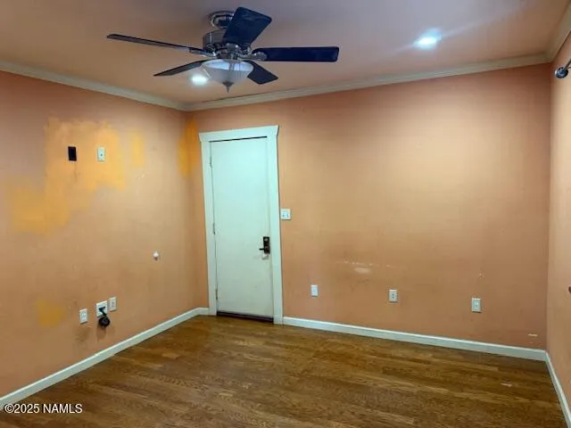 a view of an empty room