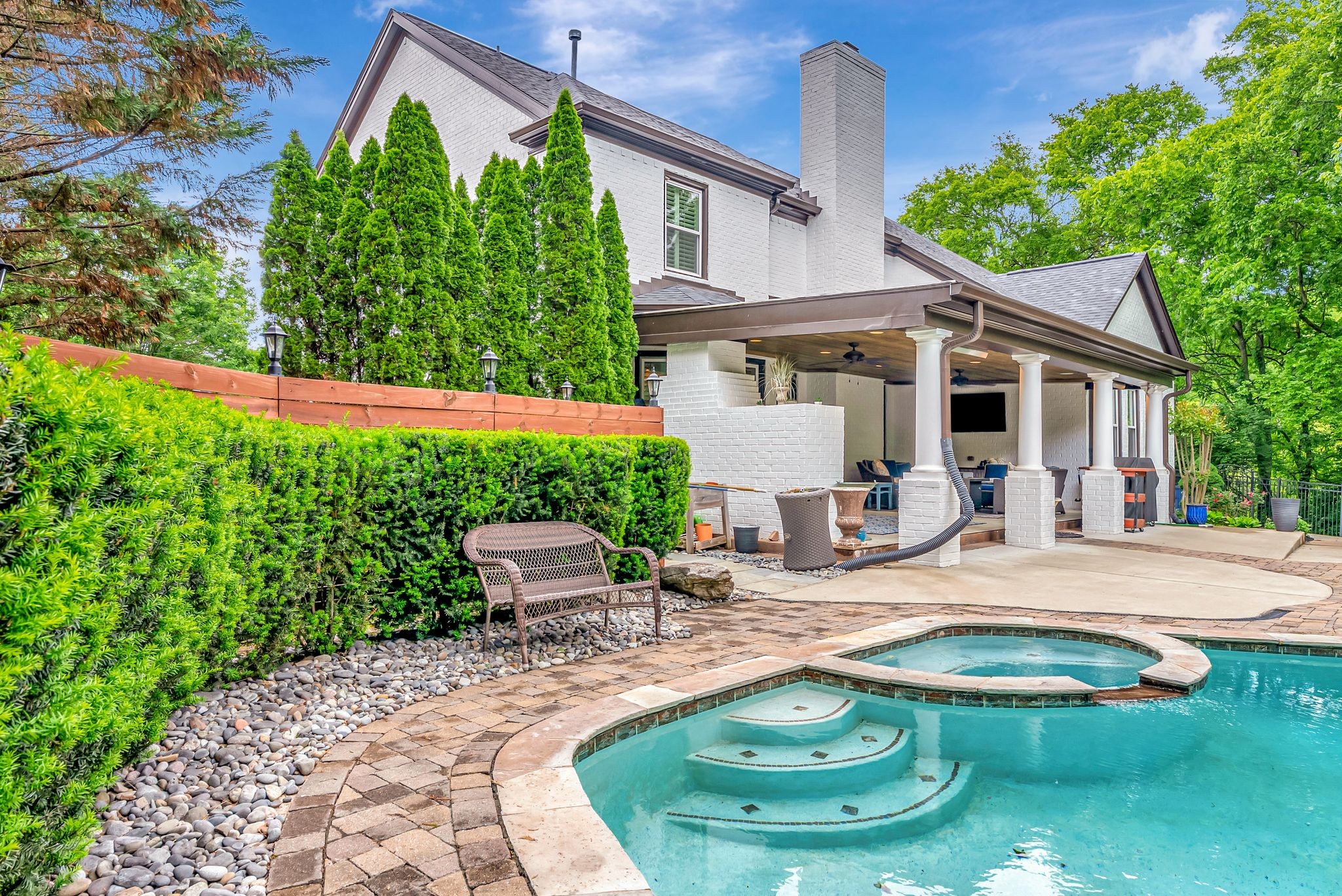 106 Ashton Park Boulevard Franklin, TN 37067 - Photo 61 of 64 a view of a house with backyard and sitting area