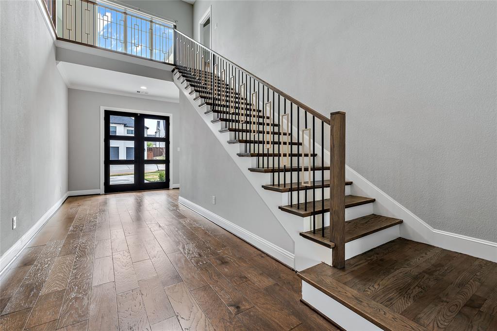 1920 Shumard Way Fort Worth, TX 76008 - Photo 4 of 38 a view of entryway with wooden floor and a front door