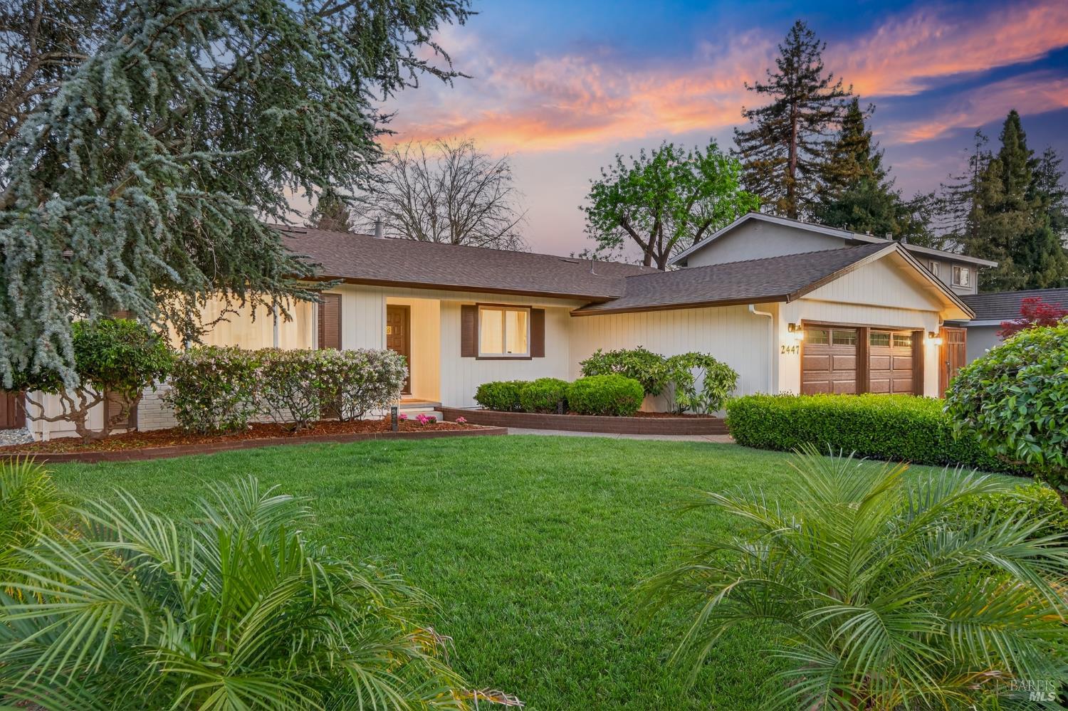 2447 Rigdon Street Napa, CA 94558 - Photo 61 of 79 a front view of a house with a yard