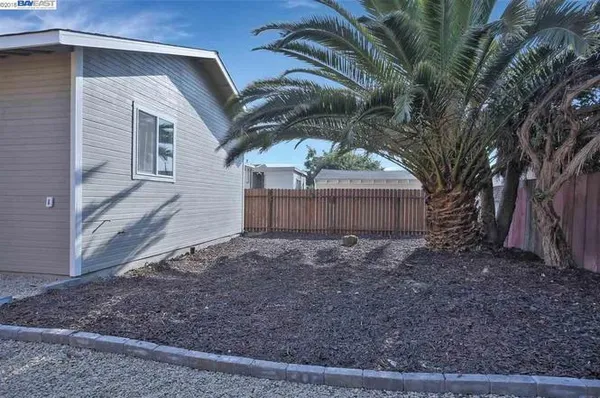 a backyard of a house