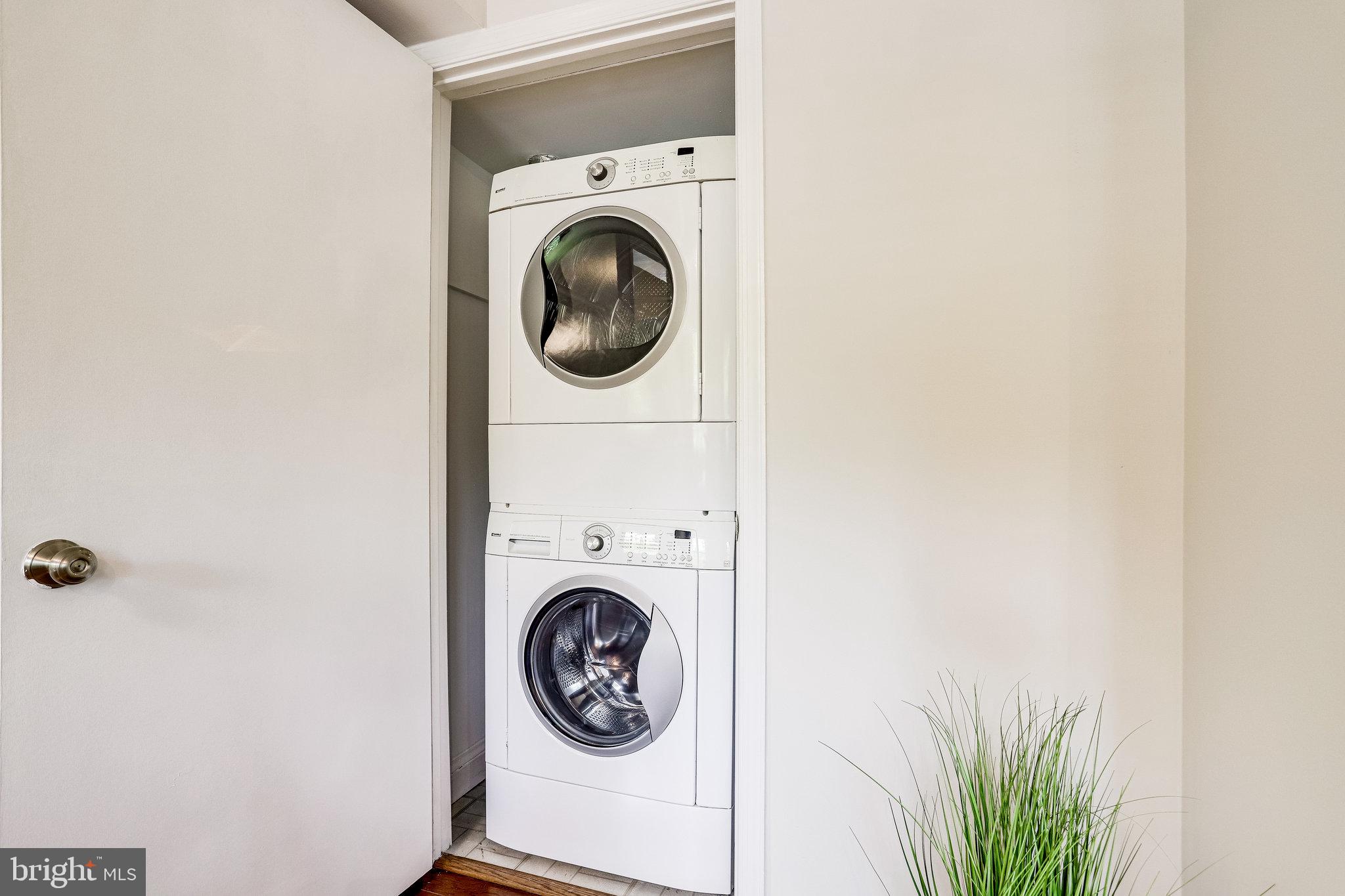 2106 North Scott Street, Unit 40 Arlington, VA 22209 - Photo 8 of 34 a close up view of a washer and dryer