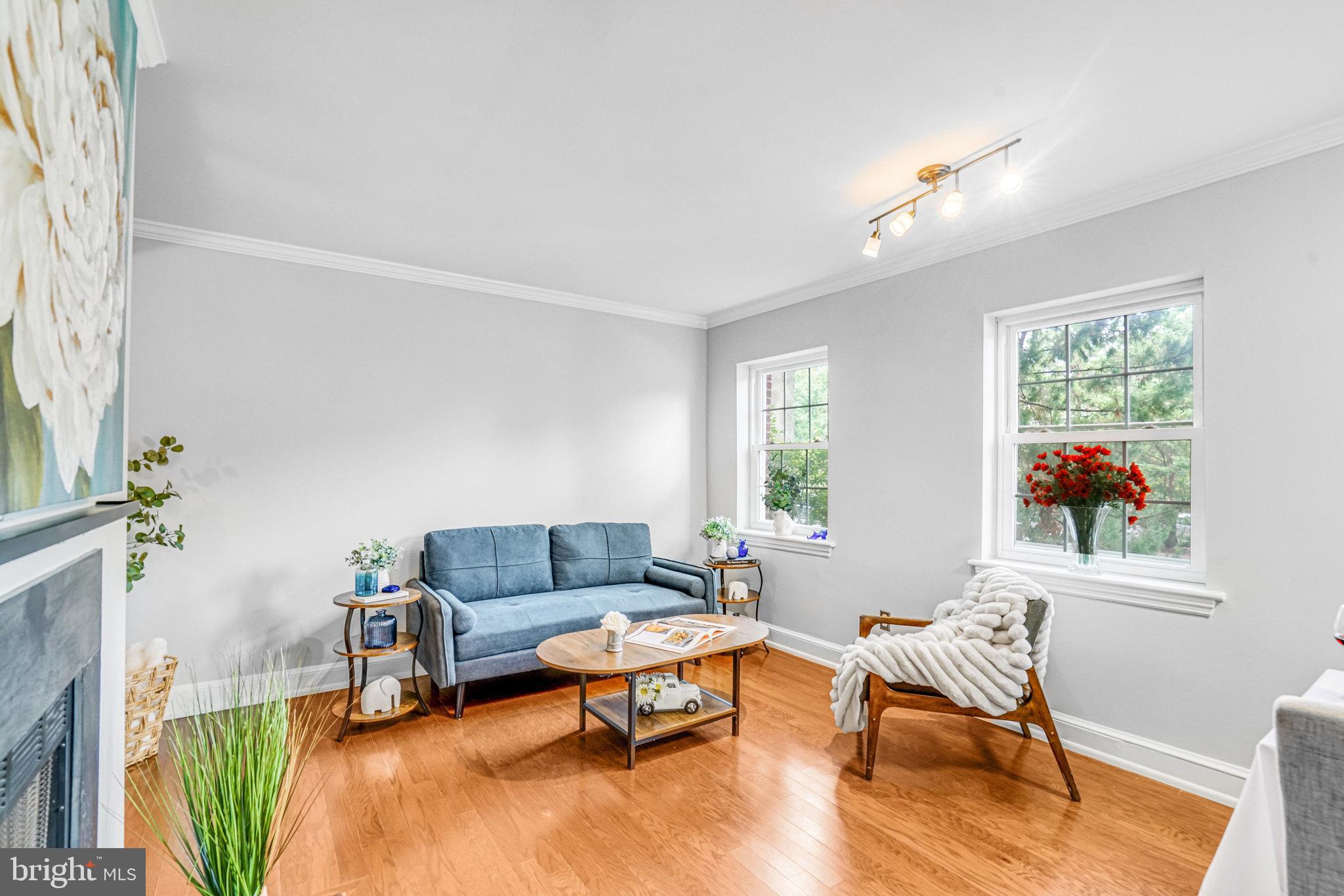 2106 North Scott Street, Unit 40 Arlington, VA 22209 - Photo 10 of 34 a living room with furniture and a potted plant
