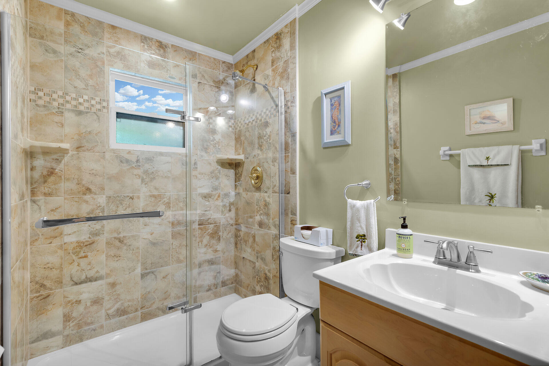 323 Bayview Avenue Key Largo, FL 33037 - Photo 30 of 46 a bathroom with a sink a toilet and shower