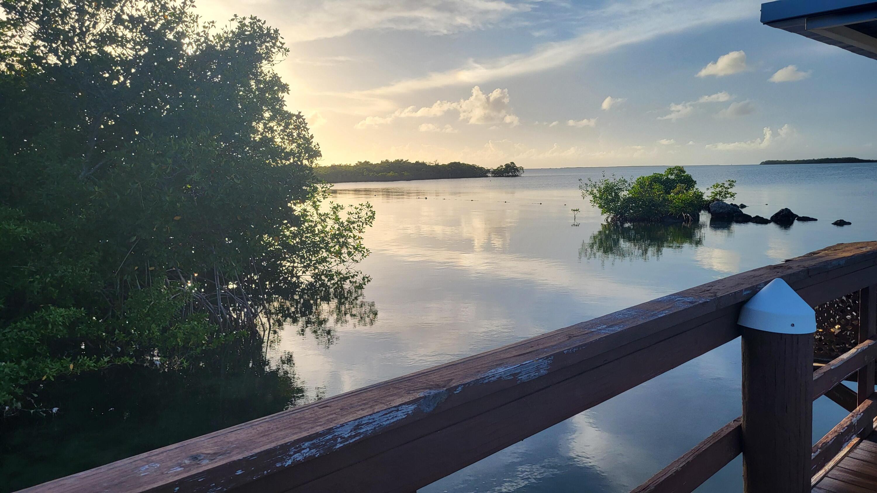 323 Bayview Avenue Key Largo, FL 33037 - Photo 36 of 46 a view of a lake from a balcony