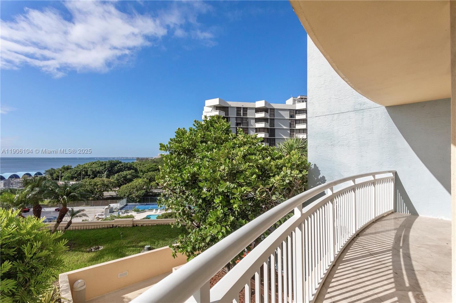 2475 Brickell Avenue, Unit 708 Miami, FL 33129 - Photo 20 of 21 a view of a balcony with an outdoor space