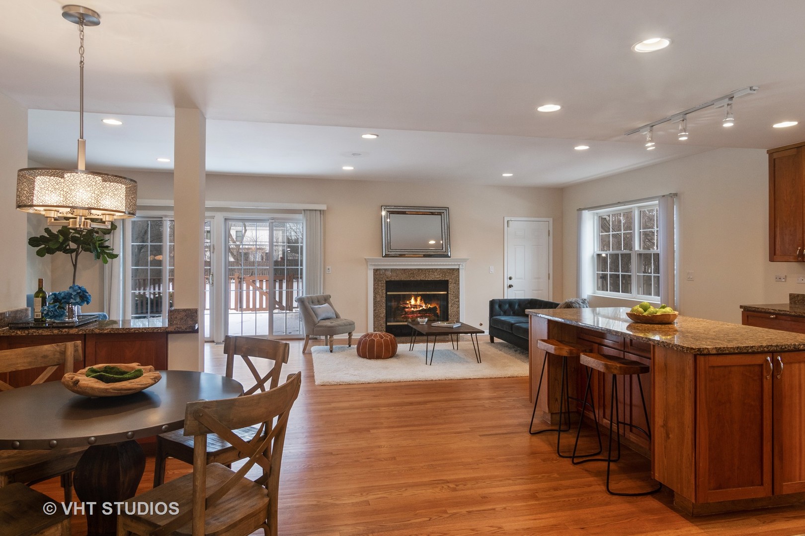 2422 Central Road Glenview, IL 60025 - Photo 7 of 18 a view of a dining room with furniture window and wooden floor