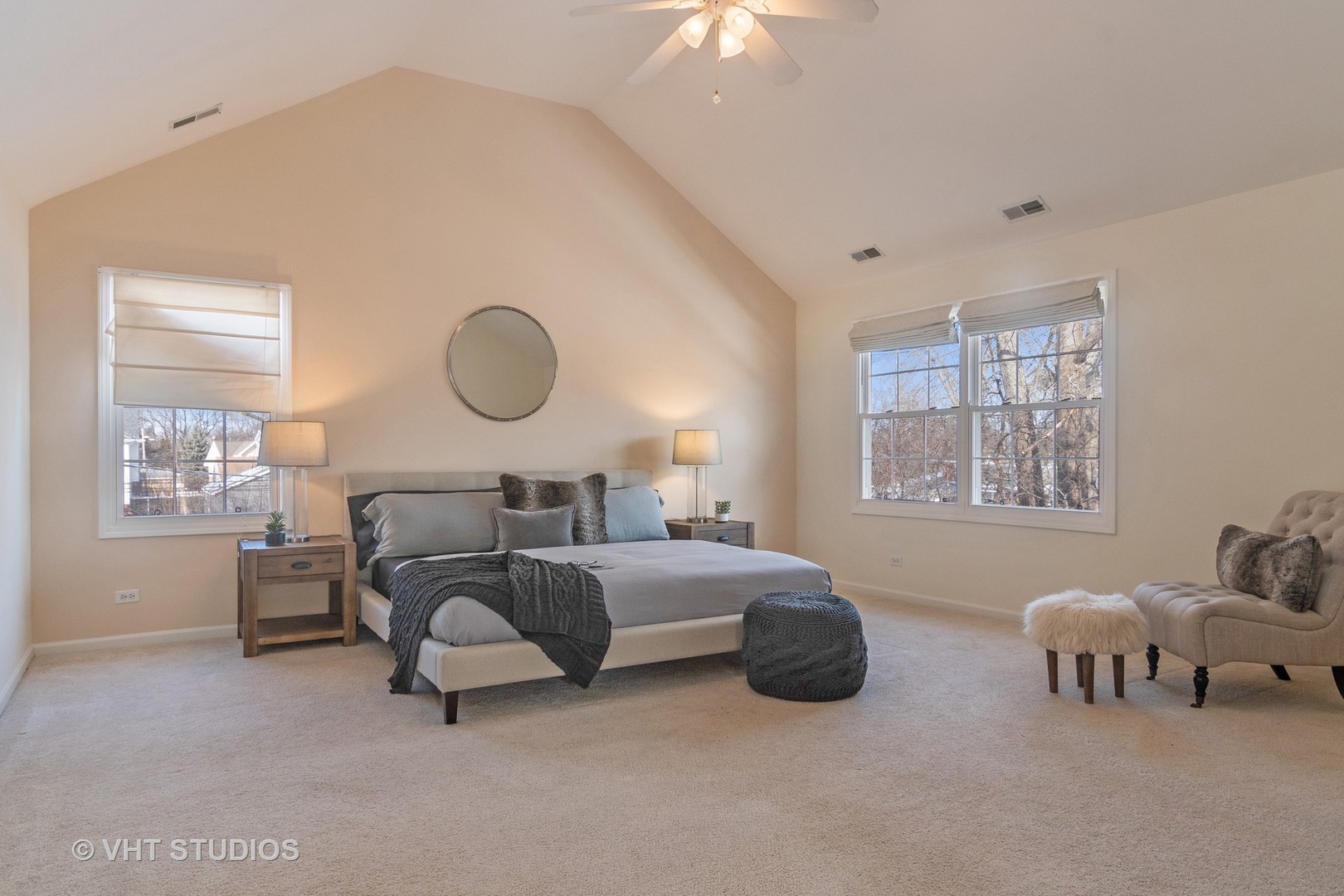 2422 Central Road Glenview, IL 60025 - Photo 10 of 18 a bed room with a bed and a chair