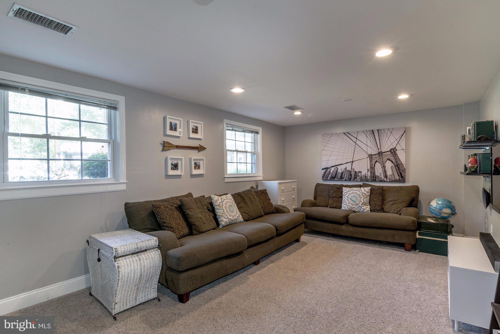 7606 Kingsbury Road Alexandria, VA 22315 - Photo 26 of 37 Lower Level Family Room