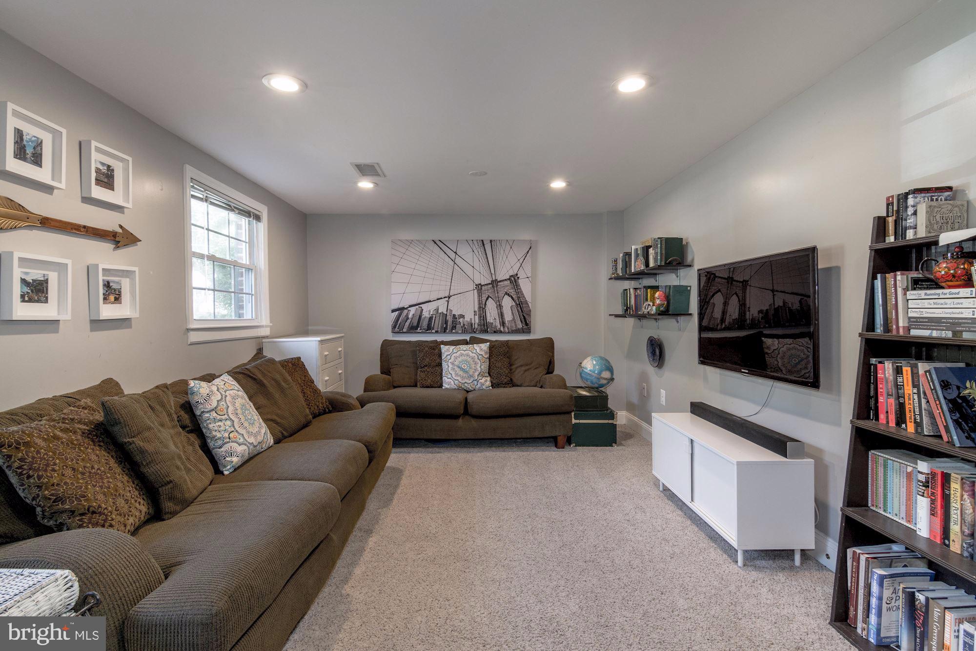 7606 Kingsbury Road Alexandria, VA 22315 - Photo 27 of 37 Lower Level Family Room