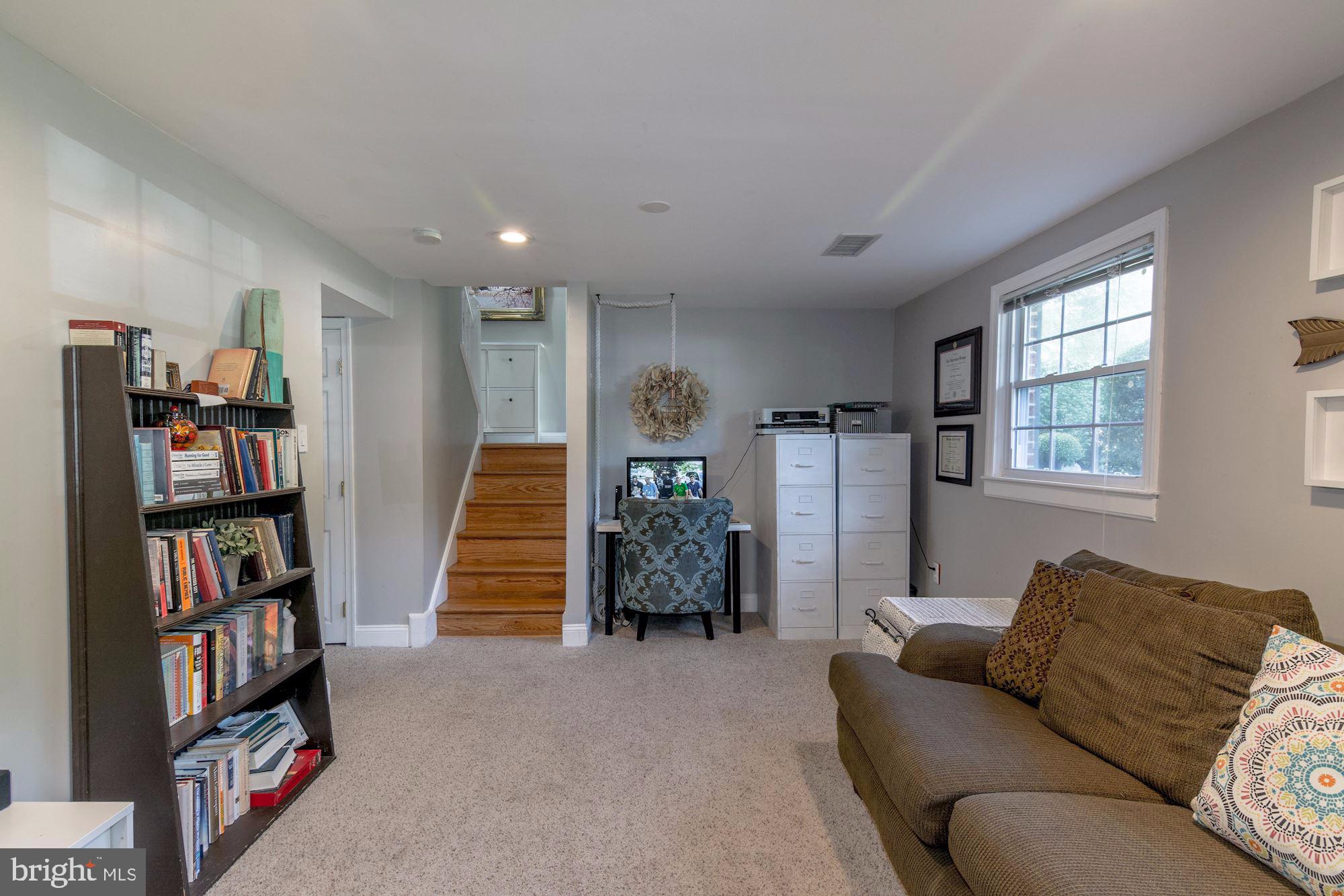 7606 Kingsbury Road Alexandria, VA 22315 - Photo 28 of 37 Lower Level Family Room