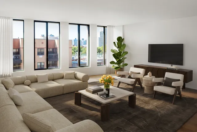 a kitchen with stainless steel appliances granite countertop a table chairs sink and cabinets