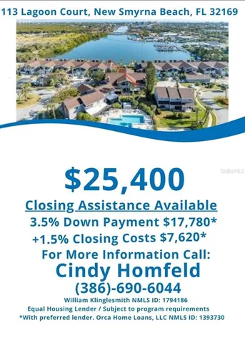 $449,000 | 113 Lagoon Court, New Smyrna Beach, FL 32169