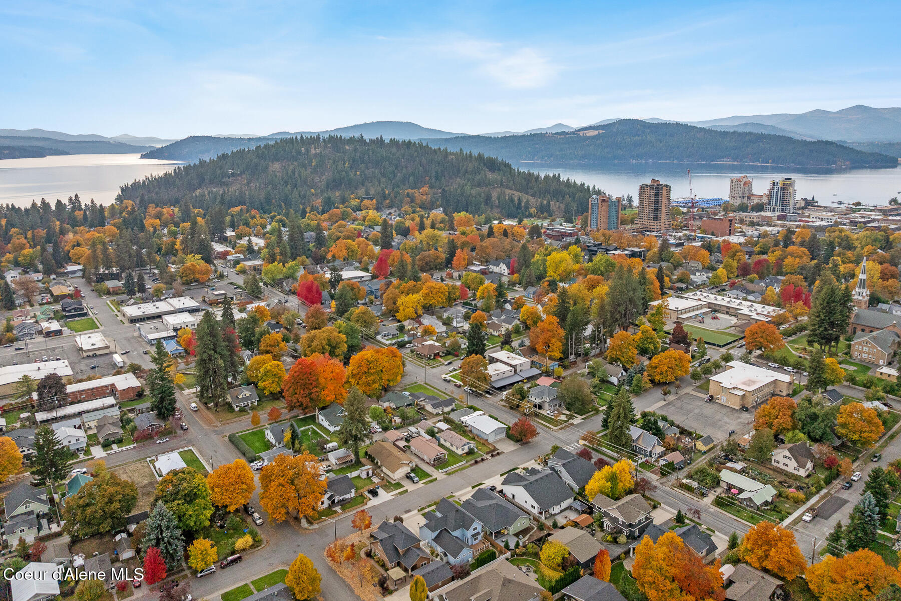 1121 East Indiana Avenue Coeur D'Alene, ID 83814 - Photo 43 of 48 Aerial_1121EIndianaAve-2