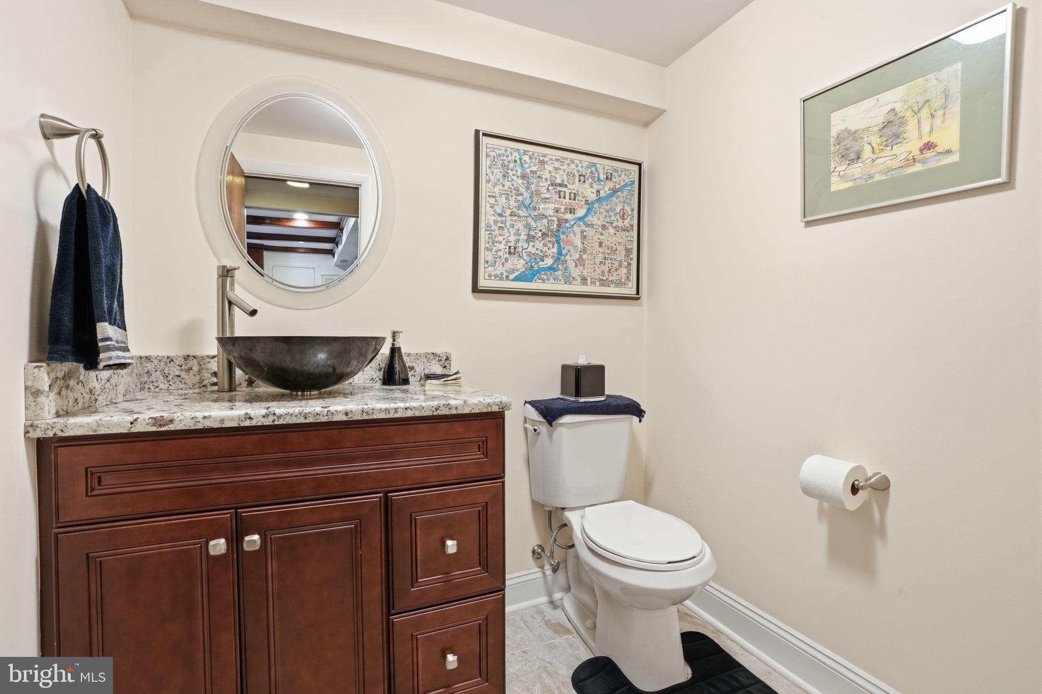 1363 Panther Road Rydal, PA 19046 - Photo 22 of 52 Lower Level powder room