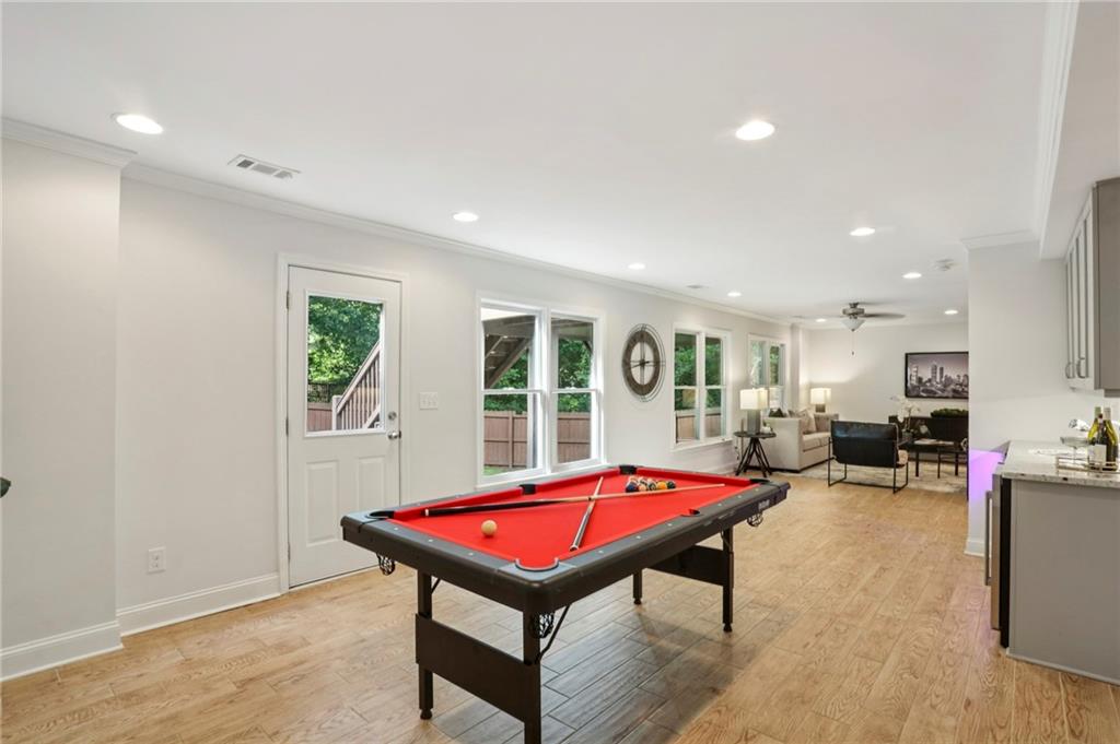 2585 Drew Valley Road Northeast Brookhaven, GA 30319 - Photo 20 of 44 a room with furniture pool table and windows
