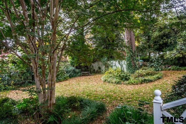 1103 Harvey Street Raleigh, NC 27608 - Photo 22 of 25 a view of a yard with a tree