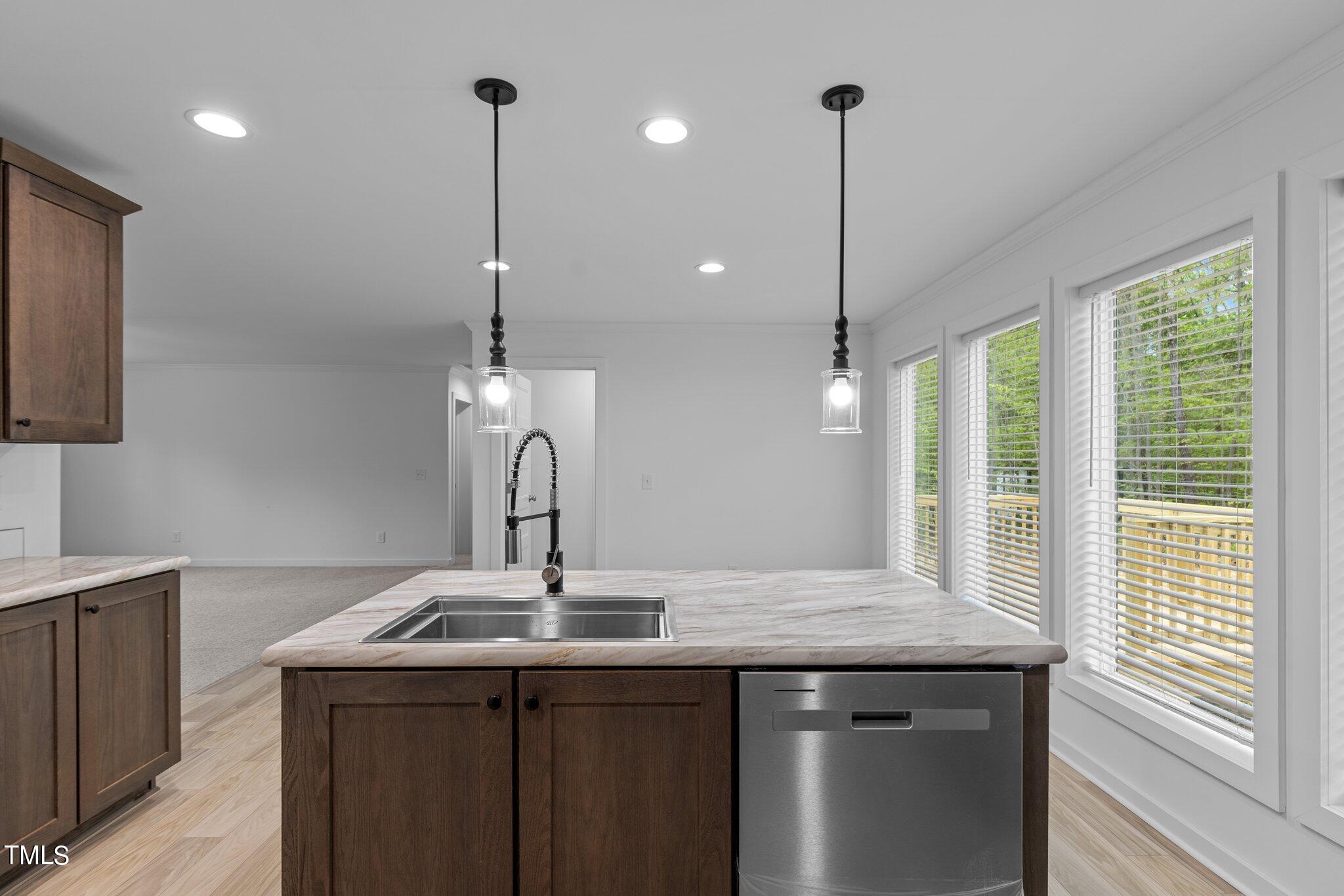474 Street's Store Road Roxboro, NC 27574 - Photo 8 of 49 a kitchen with sink microwave and window