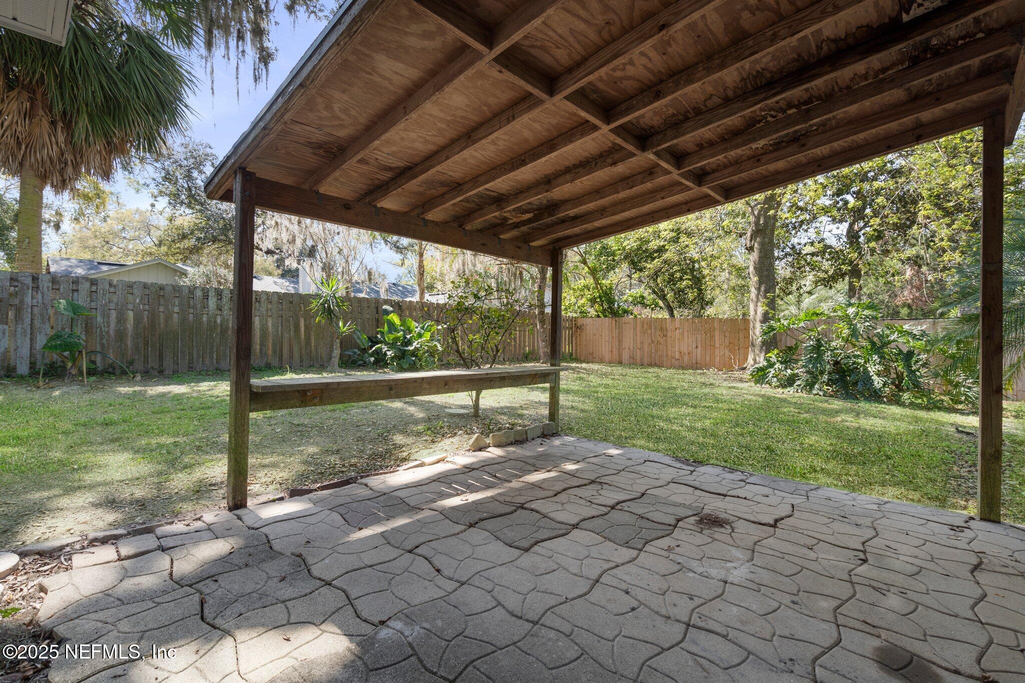 2838 Rainbow Road Jacksonville, FL 32217 - Photo 30 of 35 a view of backyard with green space