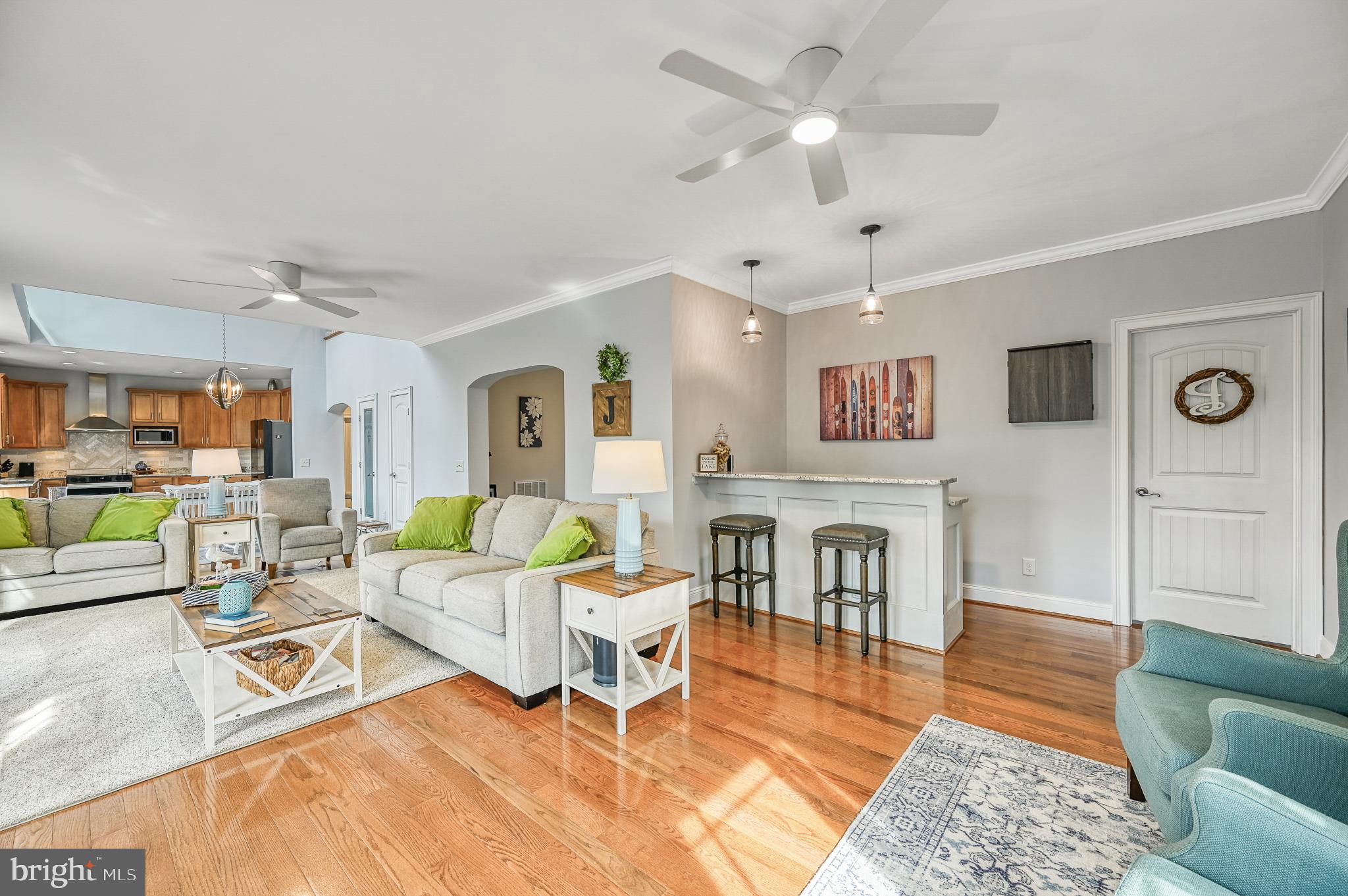 14 Elnor Road Bumpass, VA 23024 - Photo 33 of 69 a living room with furniture and a fireplace