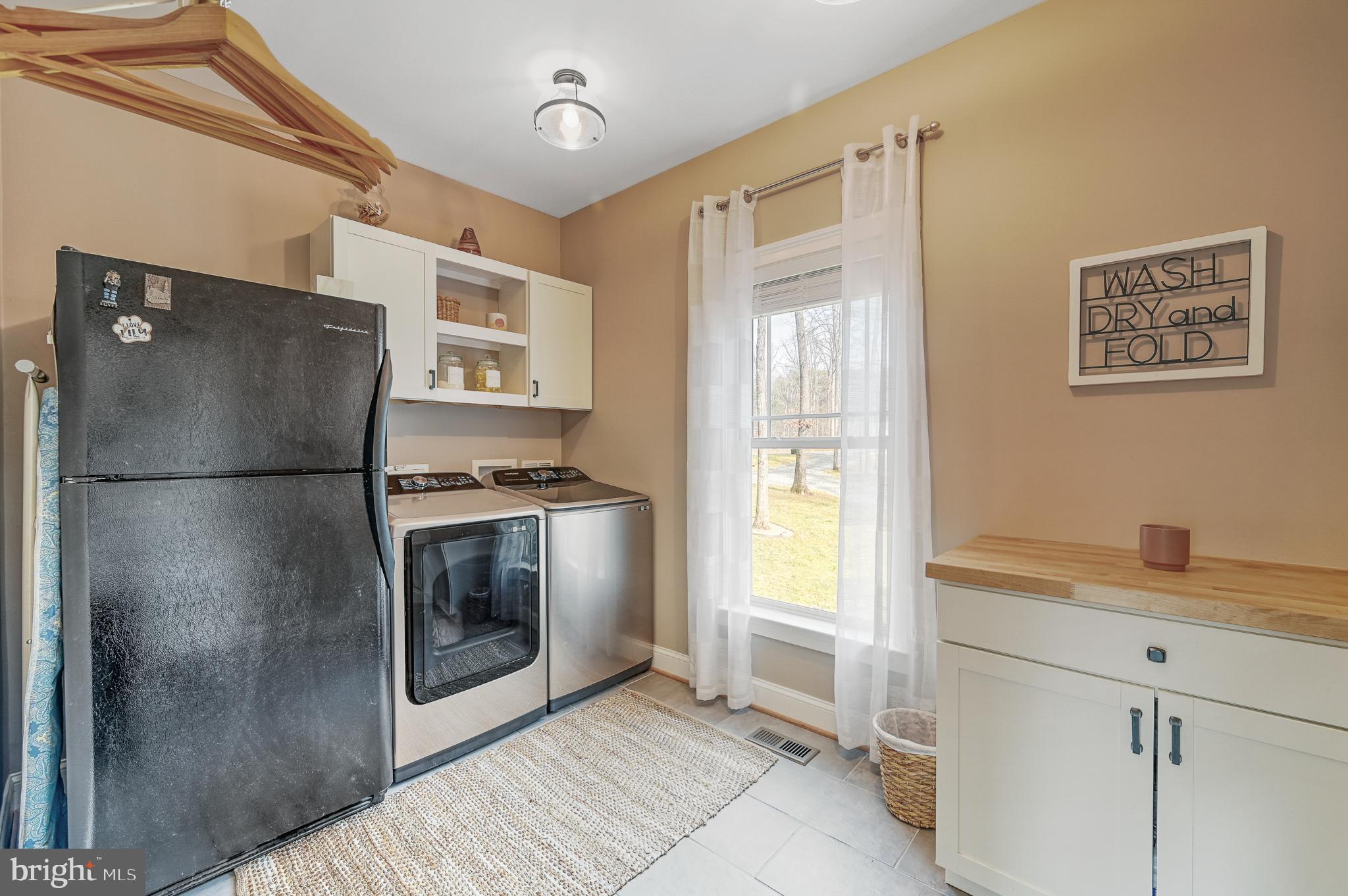 14 Elnor Road Bumpass, VA 23024 - Photo 35 of 69 a kitchen with a refrigerator and a sink