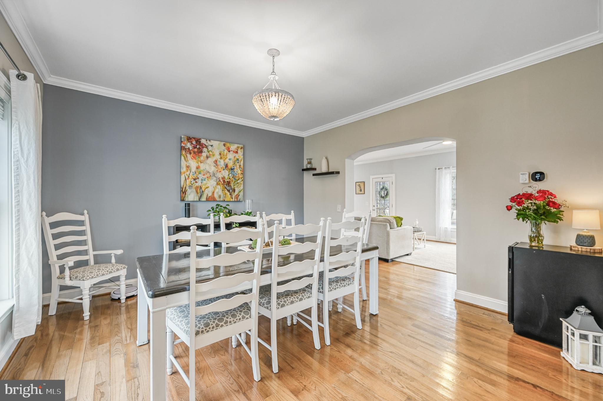 14 Elnor Road Bumpass, VA 23024 - Photo 36 of 69 a view of a dining room with furniture and wooden floor
