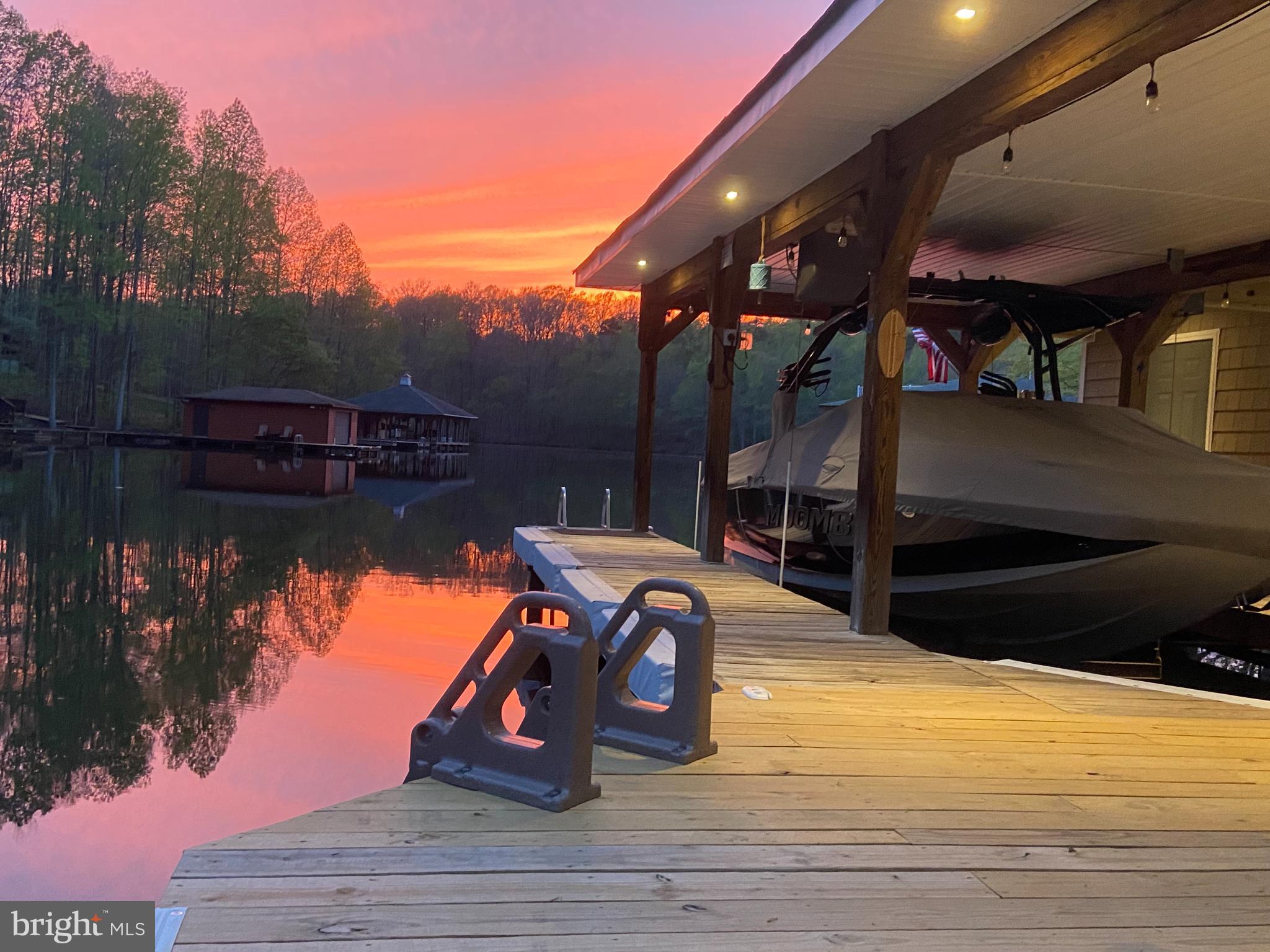 14 Elnor Road Bumpass, VA 23024 - Photo 59 of 69 Serene sunset over tranquil waters.