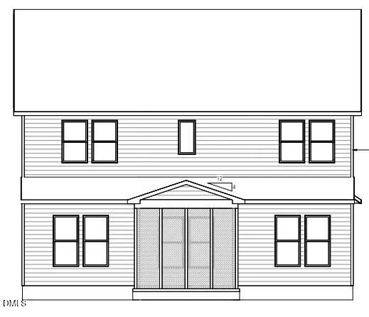 a view of a white house