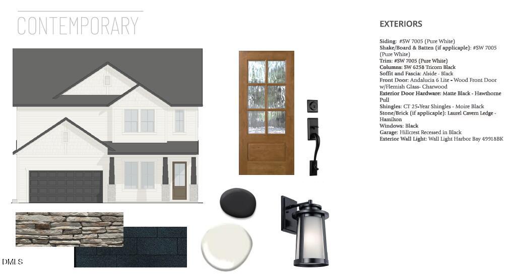 357 Murray Grey Lane Wake Forest, NC 27587 - Photo 6 of 13 a bathroom with a sink and a mirror