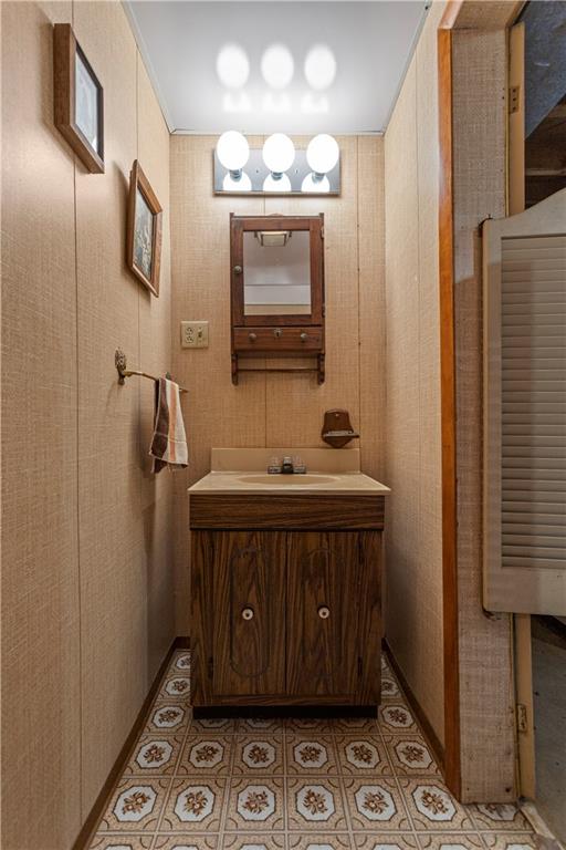 2038 Borland Road Pittsburgh, PA 15243 - Photo 24 of 25 a bathroom with a sink a mirror and a vanity