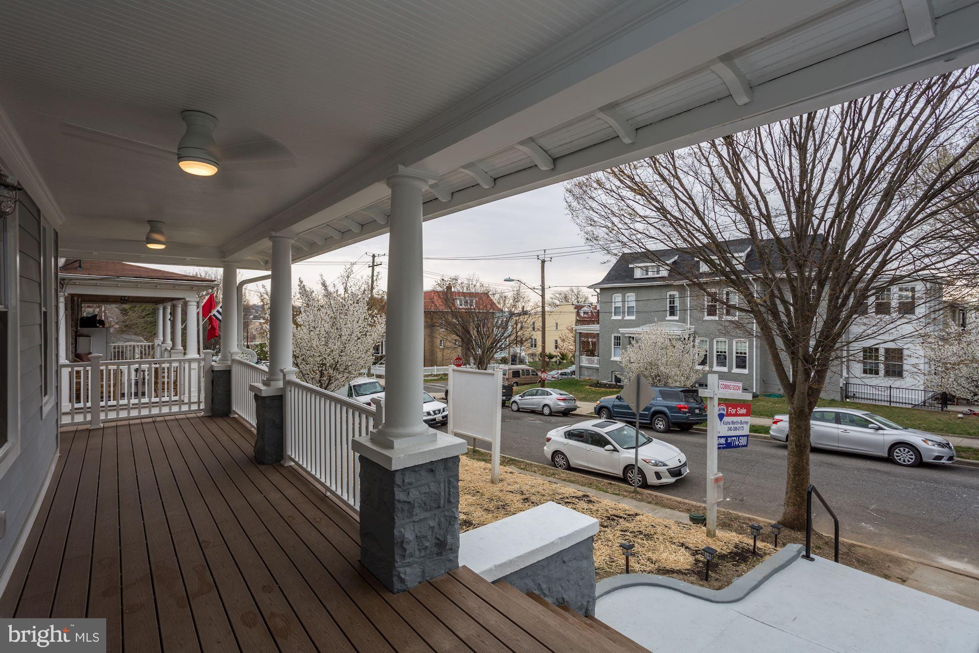 1503 Decatur Street Northwest Washington, DC 20011 - Photo 3 of 29 Enjoy a Spring day on the wrap around porch!