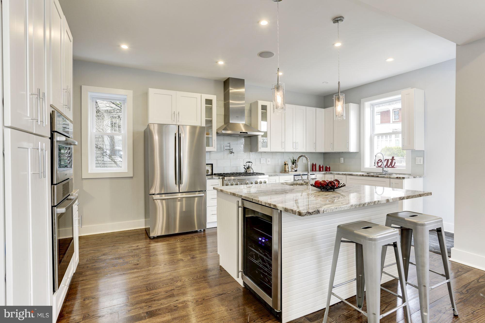 1503 Decatur Street Northwest Washington, DC 20011 - Photo 7 of 29 Gourmet Kitchen w/ Wine Cooler