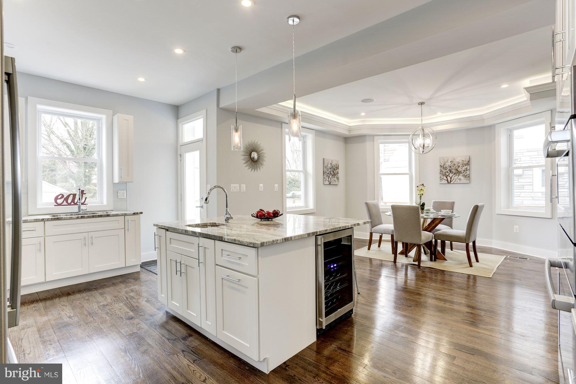 1503 Decatur Street Northwest Washington, DC 20011 - Photo 8 of 29 Gourmet Kitchen w/ Wine Cooler