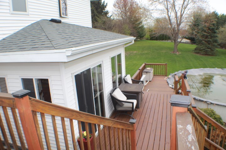 4241 Gloucester Road Roscoe, IL 61073 - Photo 35 of 50 a view of outdoor space yard deck and patio