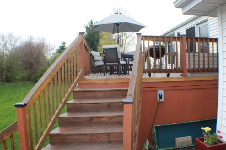 4241 Gloucester Road Roscoe, IL 61073 - Photo 38 of 50 a balcony view with a seating space