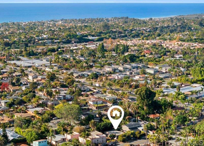 844 Saxony Road Encinitas, CA 92024 - Photo 10 of 12 an aerial view of a house with a yard