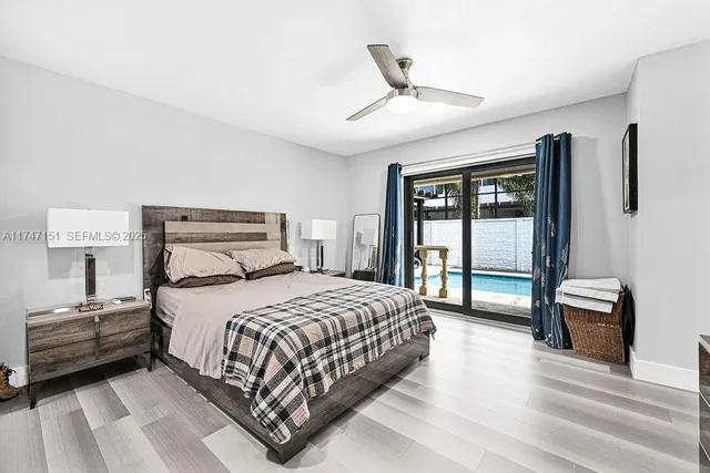 a bathroom with a shower and toilet