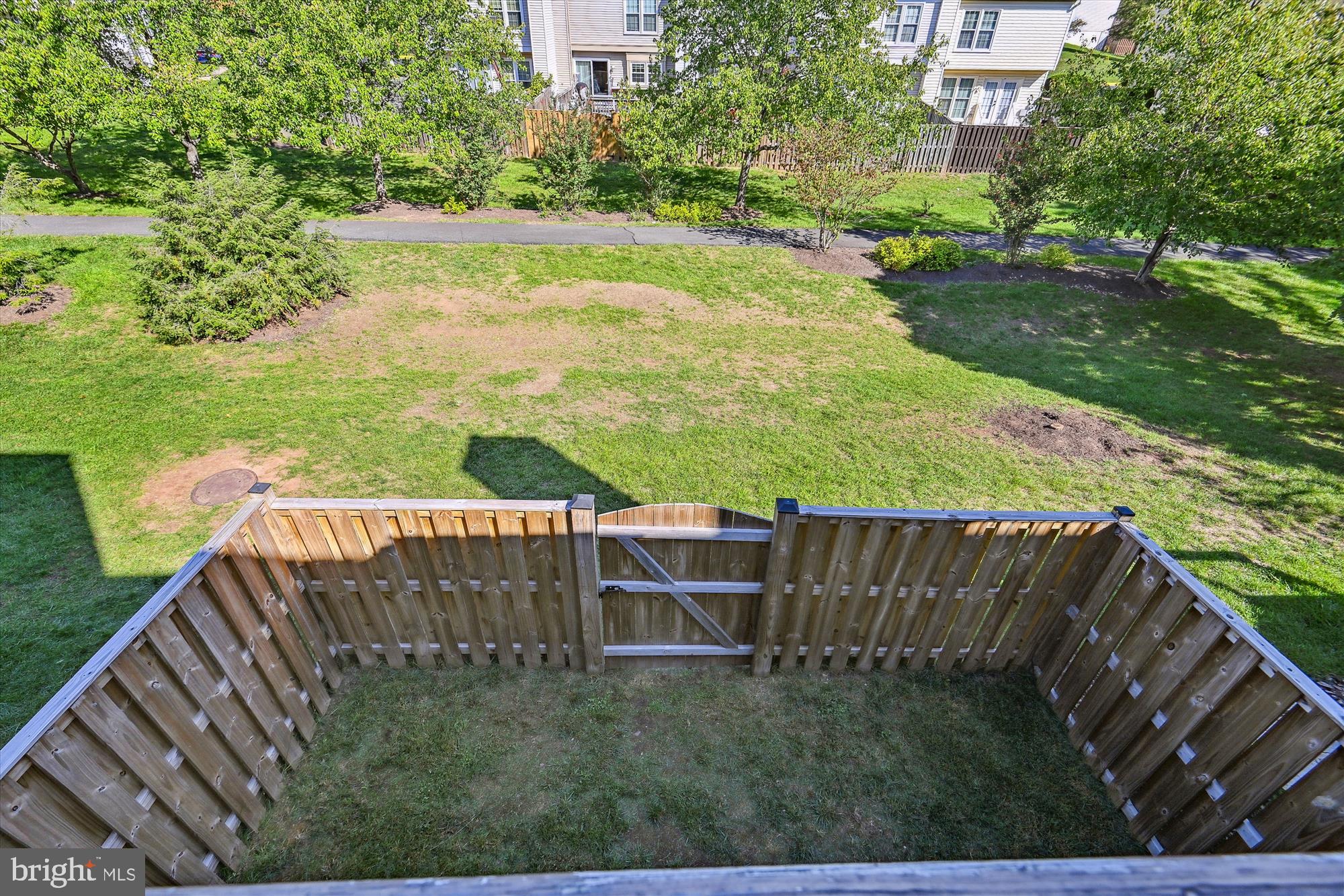 43484 Blacksmith Square Ashburn, VA 20147 - Photo 33 of 53 Deck view of back yard fully fenced