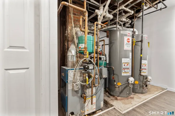 a view of storage and utility room