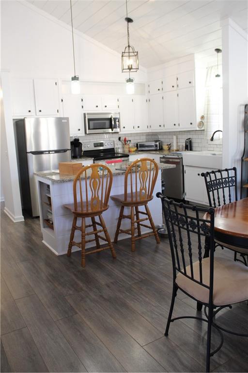 40 Chestatee Springs Road Dahlonega, GA 30533 - Photo 28 of 43 a view of kitchen with furniture and wooden floor