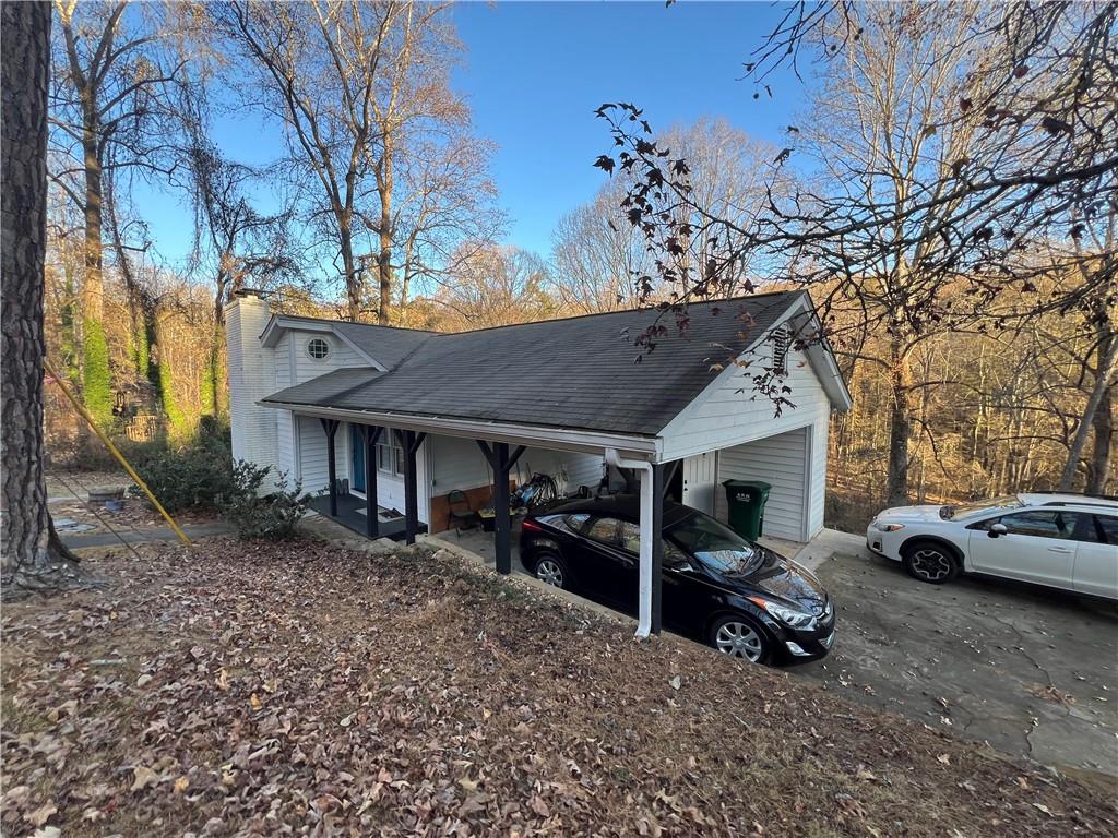 40 Chestatee Springs Road Dahlonega, GA 30533 - Photo 29 of 42 a view of a car park in front of house