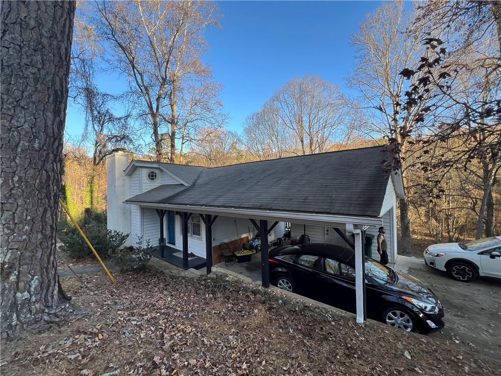 40 Chestatee Springs Road Dahlonega, GA 30533 - Photo 31 of 42 a view of a car park in front of house