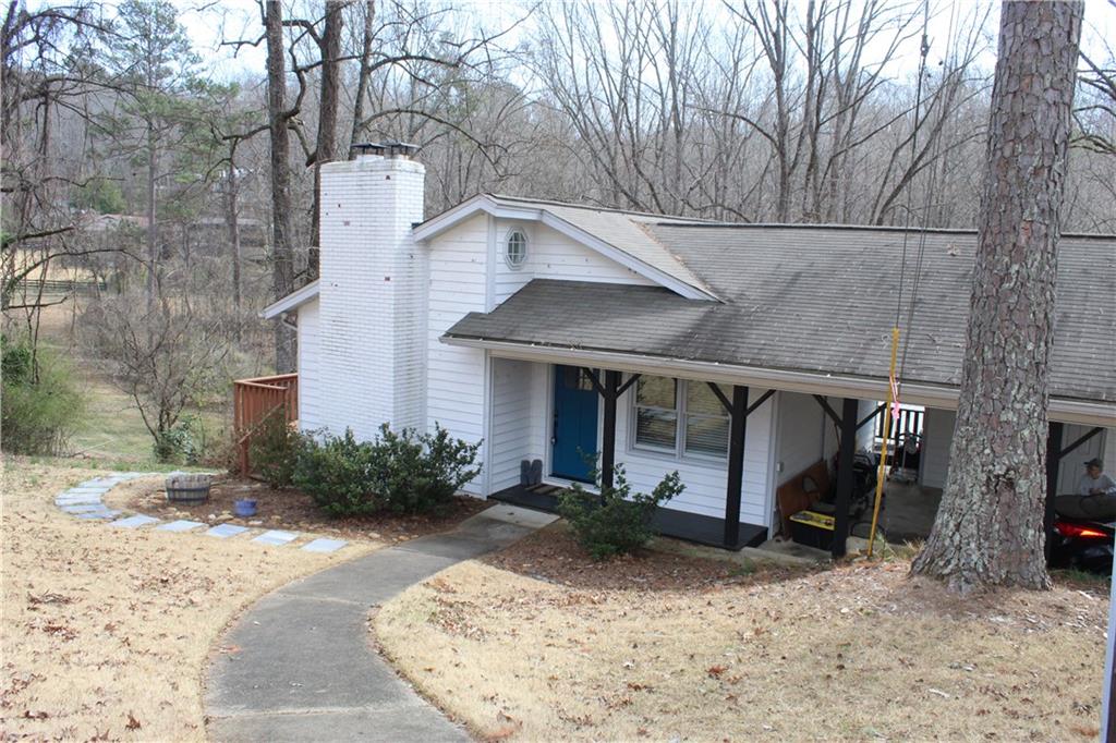 40 Chestatee Springs Road Dahlonega, GA 30533 - Photo 35 of 43 a view of a house with a yard