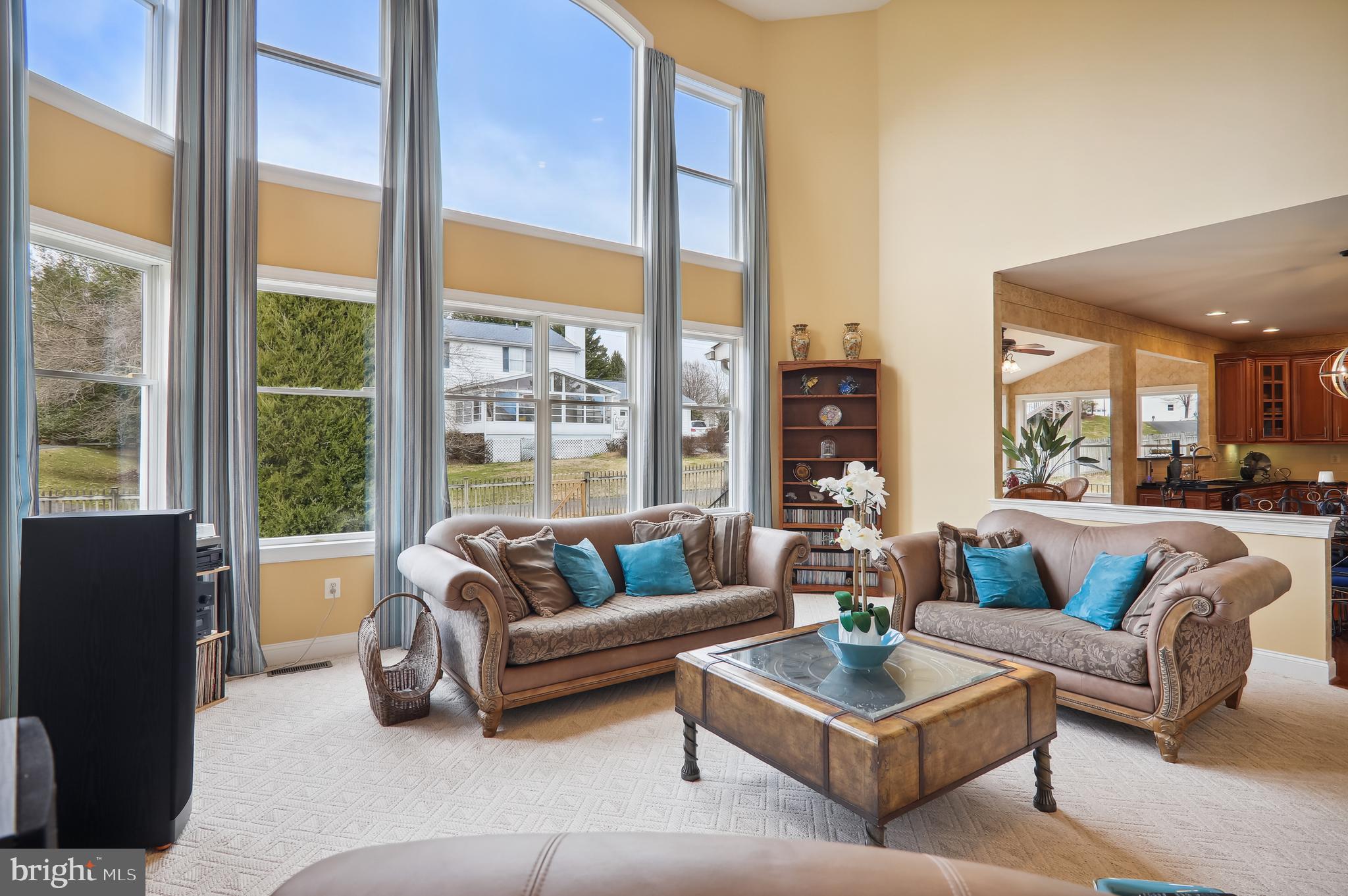 12101 Sheets Farm Road North Potomac, MD 20878 - Photo 22 of 105 Family Room with custom drapes