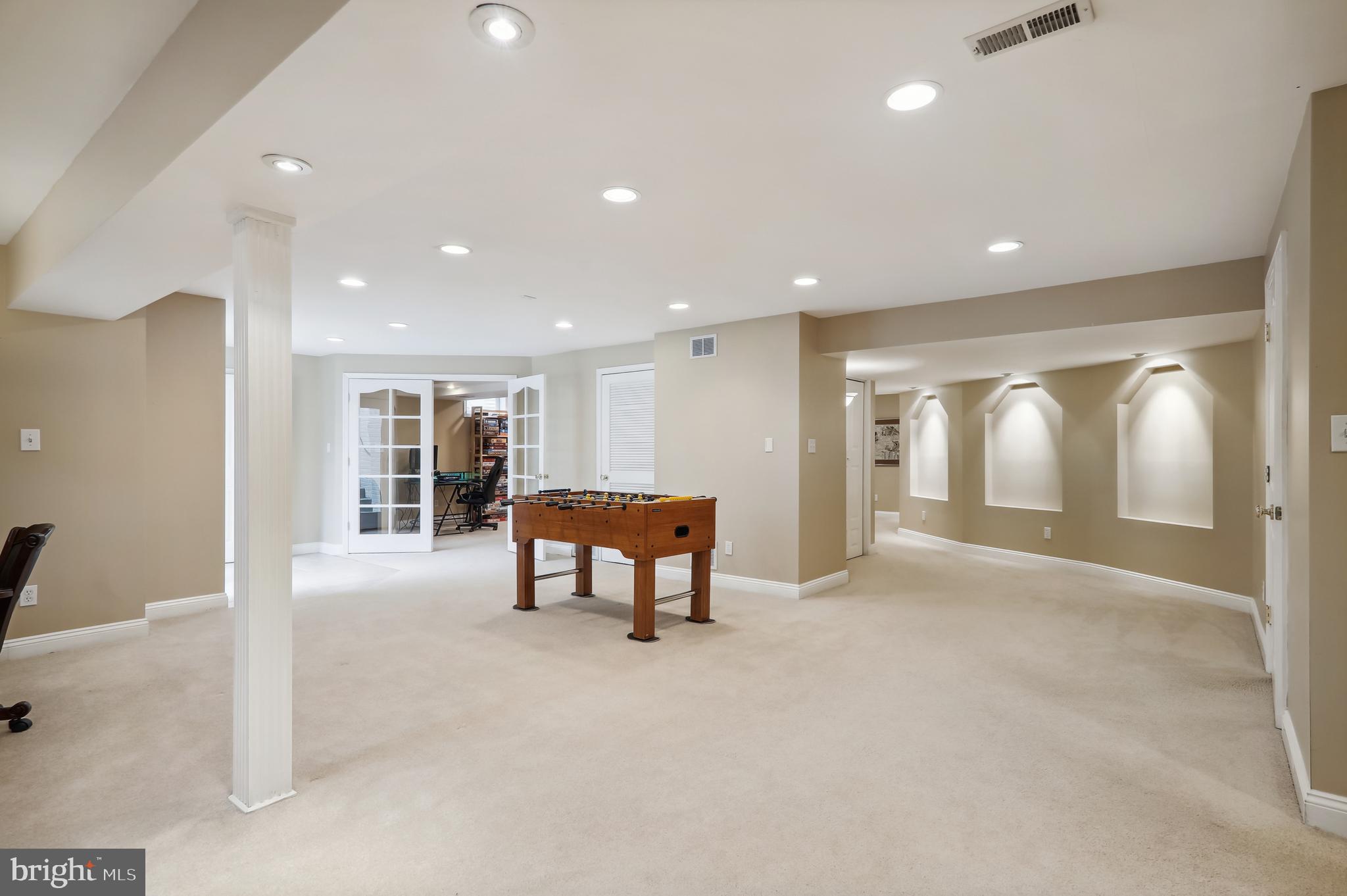 12101 Sheets Farm Road North Potomac, MD 20878 - Photo 58 of 105 Lower Level recreation room/ game room
