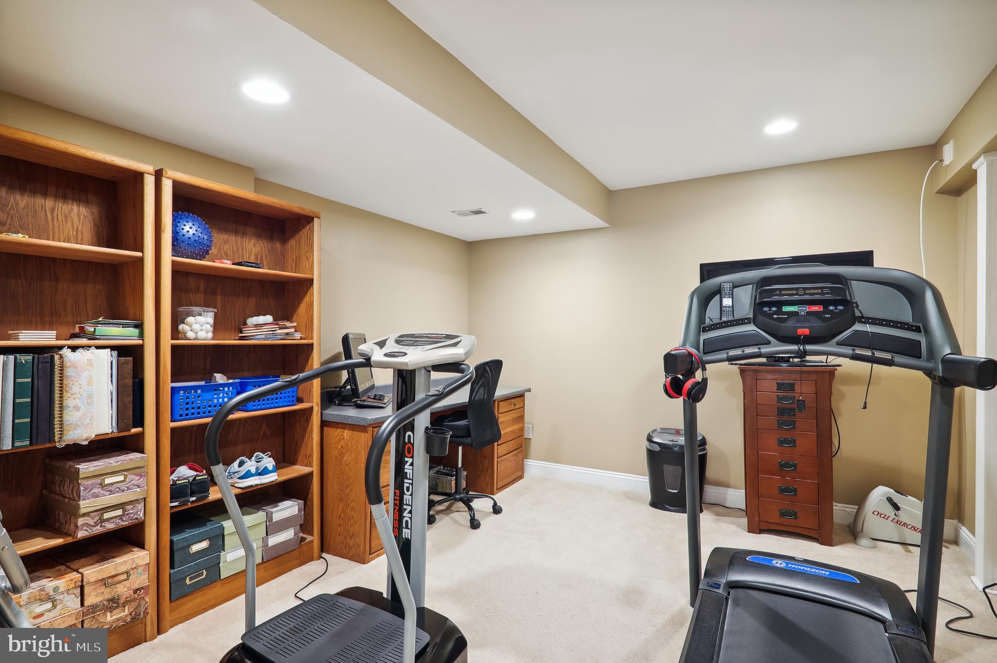 12101 Sheets Farm Road North Potomac, MD 20878 - Photo 67 of 105 Lower level exercise room or office