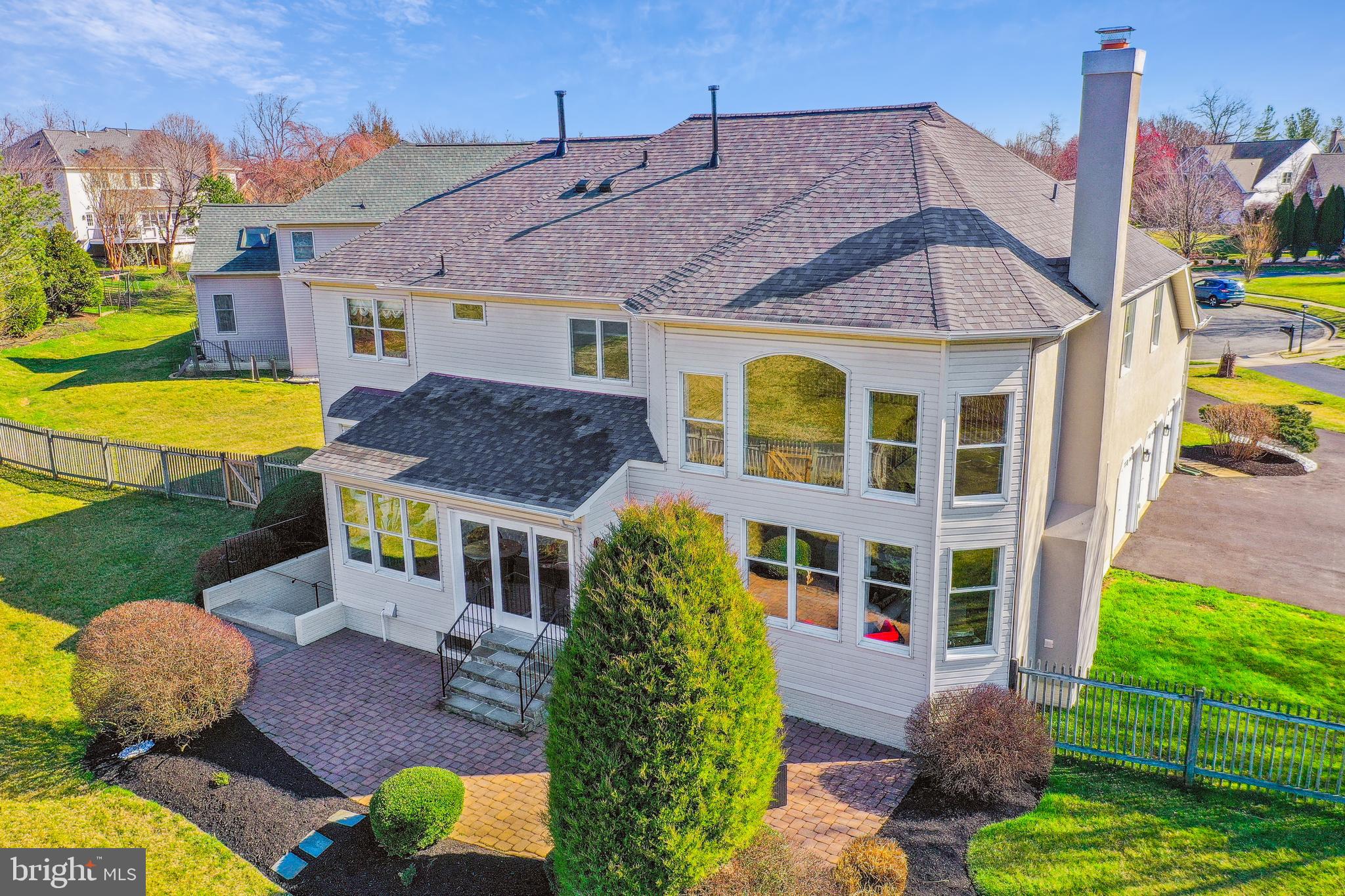 12101 Sheets Farm Road North Potomac, MD 20878 - Photo 78 of 105 Drone shot of the back of the home