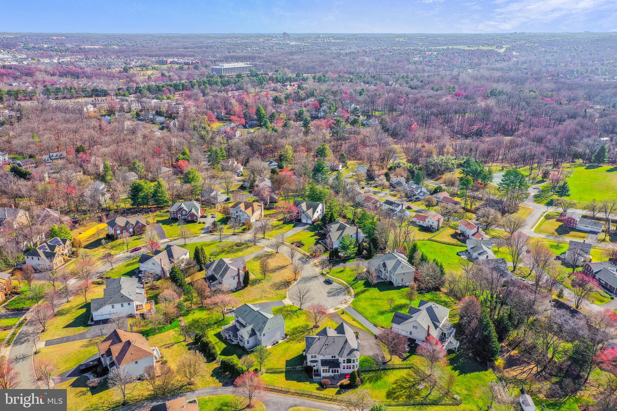 12101 Sheets Farm Road North Potomac, MD 20878 - Photo 86 of 105 Drone view of the cul de sac & community