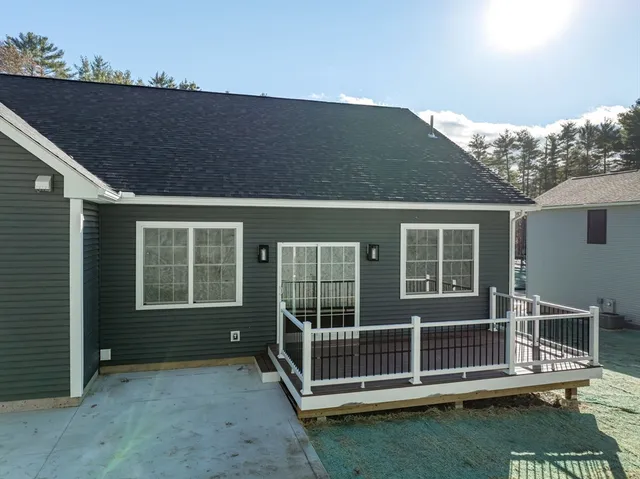 a house view with a garden space