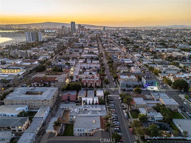 an aerial view of city